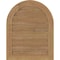 Ekena Millwork Round Top Gable Vnt Non-Functional Western Red Cedar Gable Vnt w/Decorative Face Frame, 30"W x 36"H GVWRT30X3602SDUWR - alternate 3